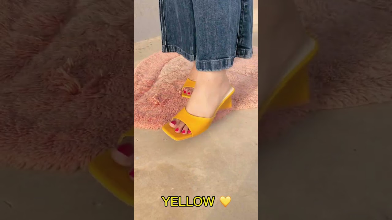 Color Pop Heel Yellow – JackJees