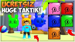 ? 0 ELMAS İLE İSTEDİĞİNİZ HUGE PETİ ÜCRETSİZ ALMA TAKTİĞİ  | Pet Simulator X | Roblox Türkçe