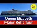Cunard Queen Elizabeth | Queen Elizabeth Cruise Ship 2019 Refit Tour