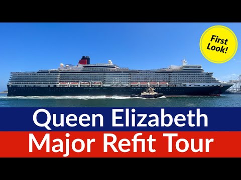 Queen Elizabeth Full Tour - First Look  at REFURBISHED Cunard QE! Video Thumbnail