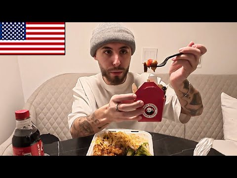 British Guy tries Panda Express in America for the first time!