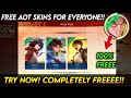 Free aot skin here use any aot skins you want  mlbb