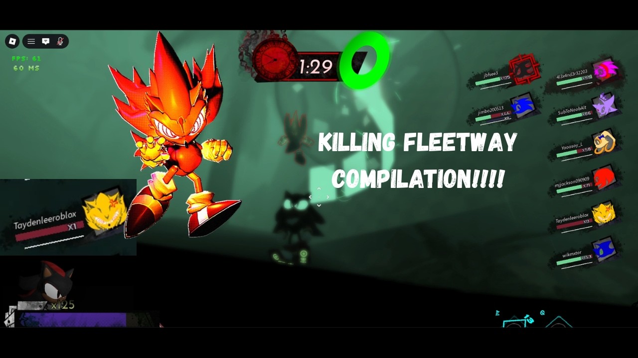 KILLING FLEETWAY SUPER SONIC COMPILATION IN OUTCOME MEMORIES v0.2 (NERFED+PRE NERF)