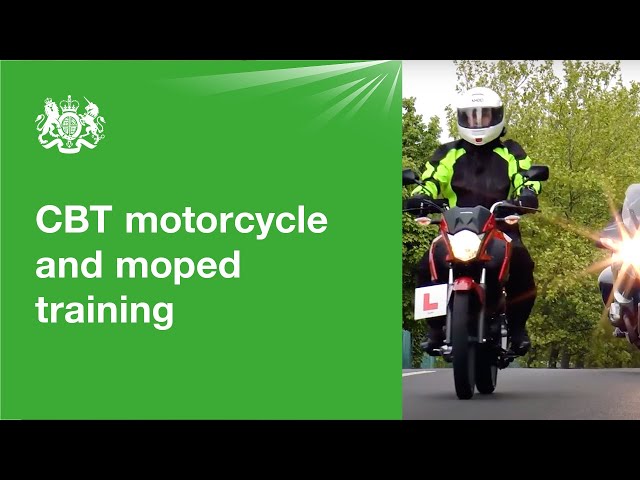 CBT moped/motorcycle training 2017: official DVSA guide