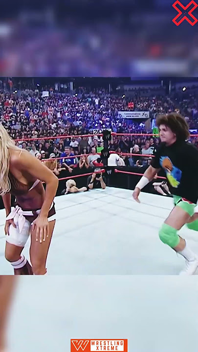 Torrie Wilson vs Carlito 😱 WWE RAW 2007 Shocking Moment! #wwe #shorts