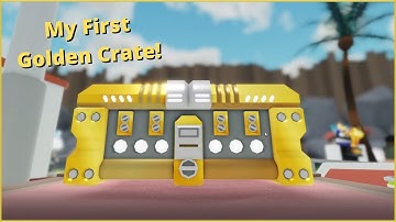 Opening My First Gold Crate in Tower Defense Simulator!