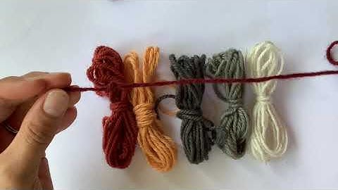 Unwinding a Yarn Butterfly