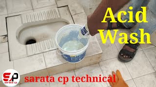 Bathroom Acid Cleaning | How to clean bathroom tiles | Washing Acid screenshot 5