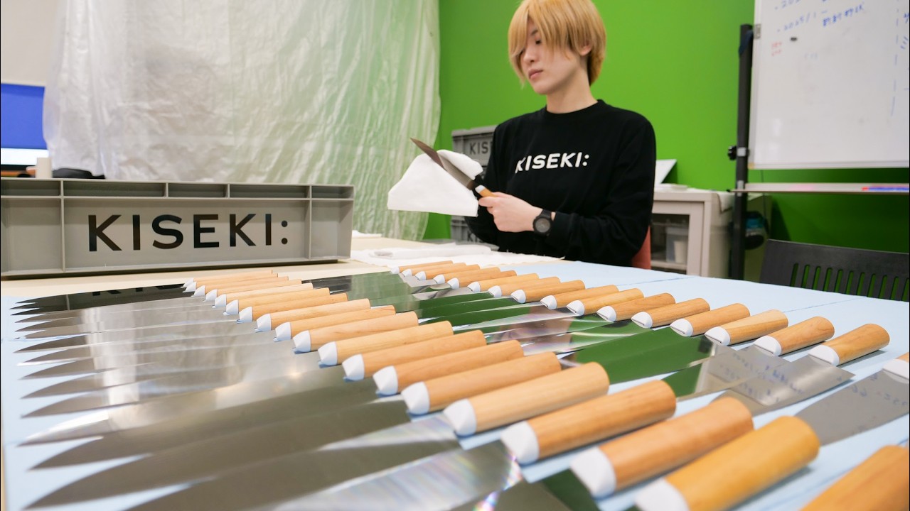 Amazing Tungsten Carbide Knife Manufacturing Process! KISEKI: (1
