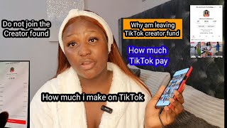Tiktok the worst app for creator to make money | why am leavin the creator funds how much tiktok pay screenshot 4