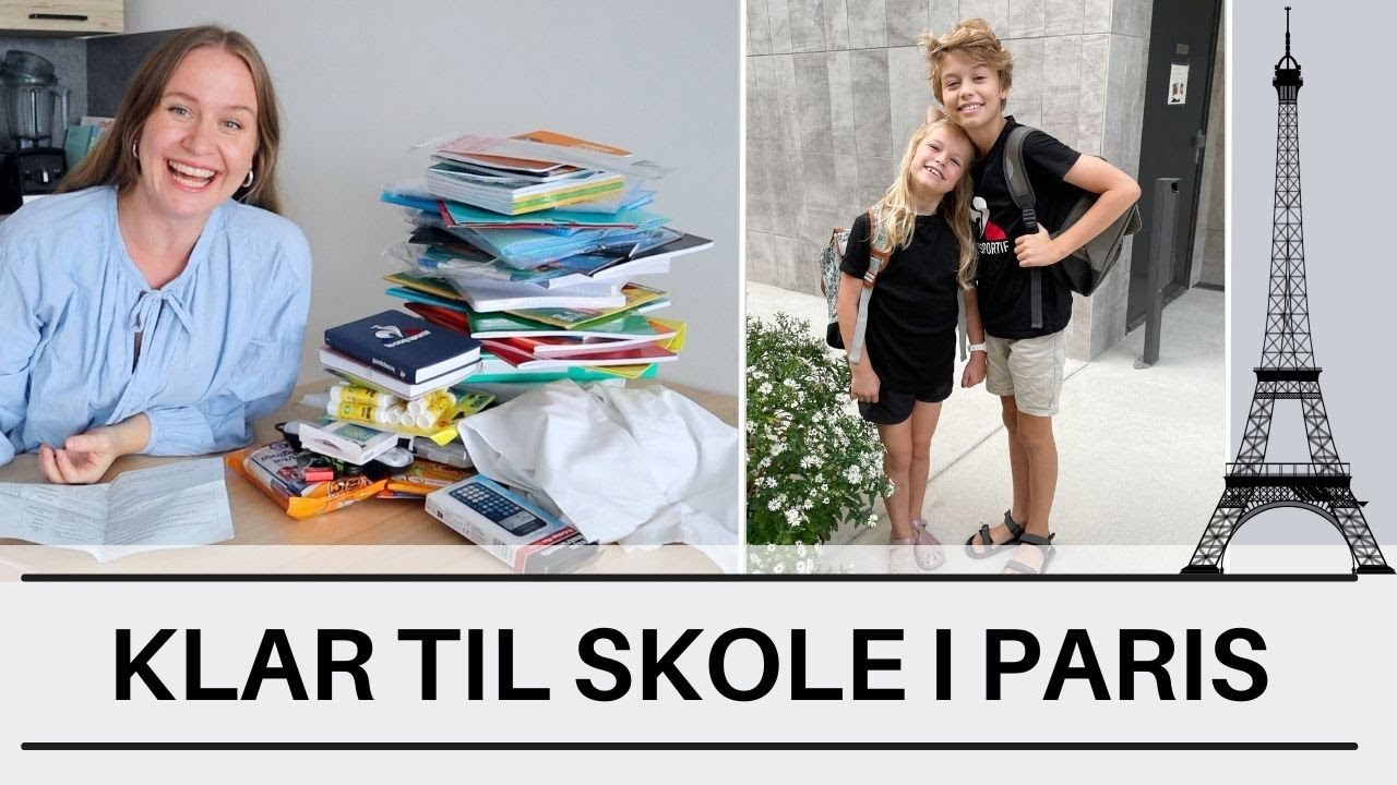 FRANSK skole - Det skal de have med til skolestart.. // Del 2
