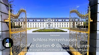 Hannover, Rundgang Großer Garten, Schloss Herrenhausen ...
