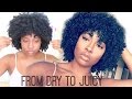 From Dry To Juicy - Refreshing My Slept On Wash N Go Using 2 Products