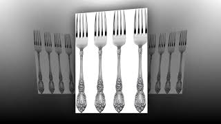 Oneida Wordsworth Set of 4 Dinner Forks, Silver