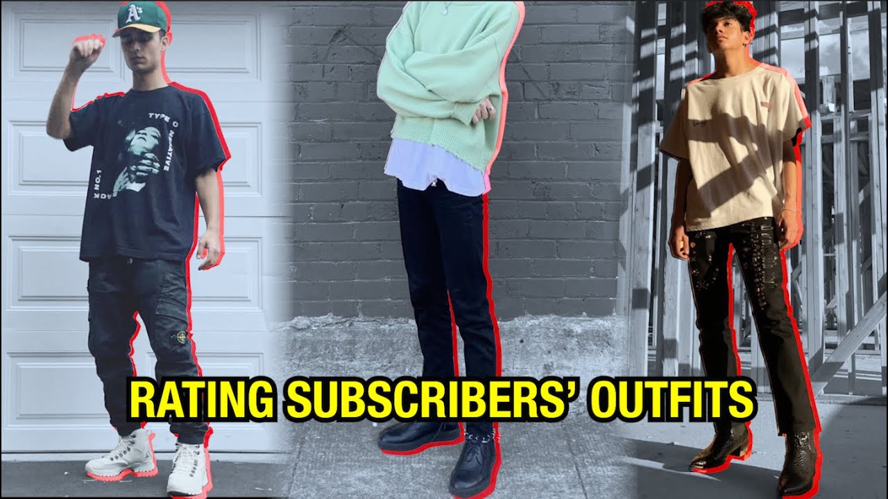 rating my subscribers' outfits! (episode #1?) - YouTube