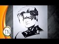 Drawing Nightwing (comic version) with Timelapse - Trinankur Neogi