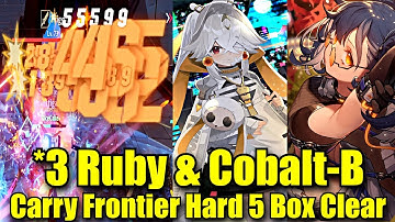 *3 Ruby & Cobalt-B Fire Team | Carry Frontier Clash Hard 5 Box Clear - Tower of Fantasy Global