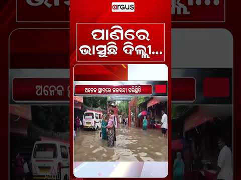 ପାଣିରେ ଭାସୁଛି ଦିଲ୍ଲୀ..| DelhiRain | Delhi NCR | Traffic Jam | Waterlogging | Argus News