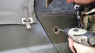Как поставить замки люкс на УАЗ 469 своими руками