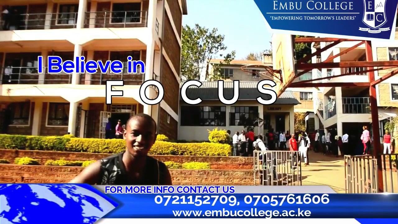 EMBU COLLEGE PROMO VIDEO YouTube