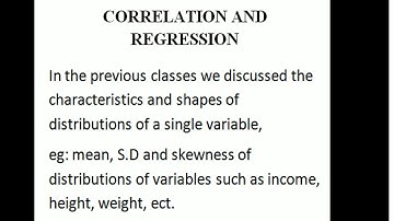 Correlation And Degression|1st Sem UG|Calicut University|Complimentary Course Statistics