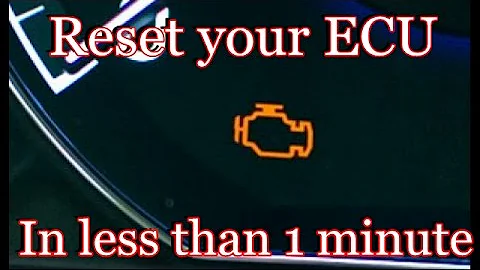 How to reset your ECU in less than 1 minute