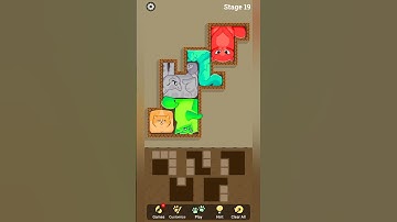 puzzle Cats 🐈 Stage 19 #shorts #gamingwithrabia #puzzlecats