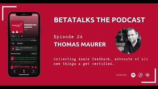 Betatalks the podcast with Thomas Maurer Promo Video by Thomas Maurer 118 views 2 years ago 22 seconds