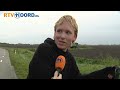 Controle fietsende scholieren op Heemweg Wagenborgen