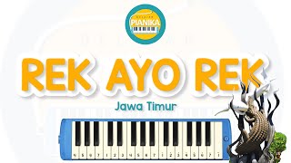 Not Pianika Lagu Rek Ayo Rek Jawa Timur - Belajar Pianika