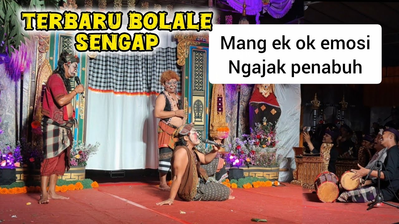 Mang ek ok emosi ngajak penabuh,terbaru bolale sengap calonarang pura dalem desaadat cucukan medahan