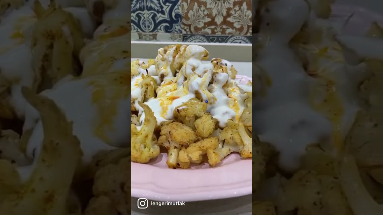 Pratik Fırın Karnıbahar Yemeği-????Garnitür -Hızlı Yemek Tarifi✨