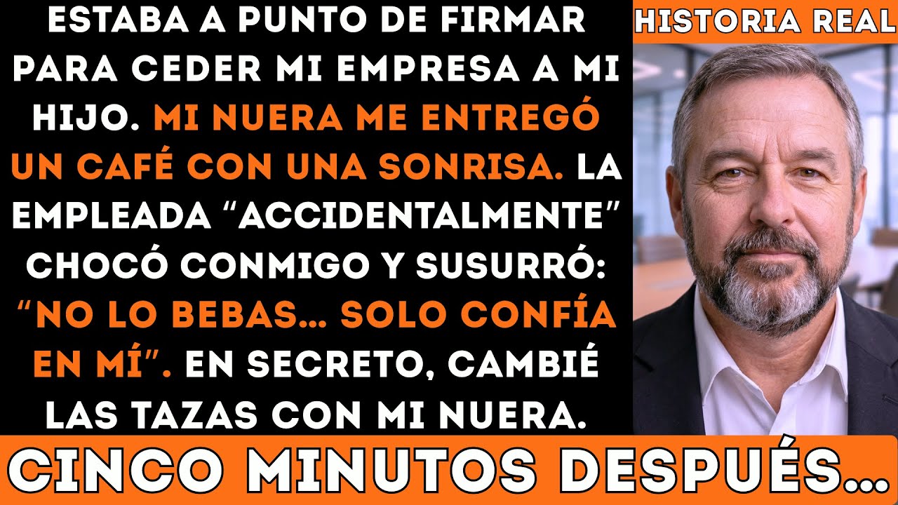 Mi Nuera Me Dio Café Antes De La Reunión. La Empleada Susurró: “No Lo Bebas… Confía En Mí”.