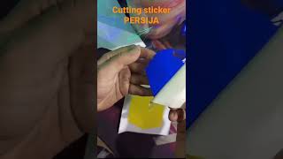cutting sticker logo PERSIJA JAKARTA #shorts #short #2023 #4k #2022 #india #indonesia