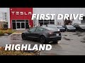 Model 3 highland 2024 refresh first drive in north america