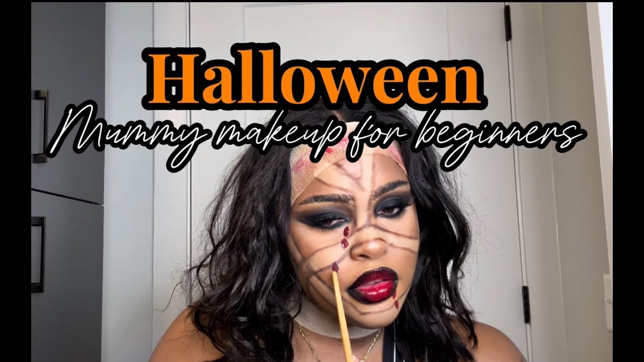 Halloween makeup for beginners Scary makeup Mummy Makeup Tutorial