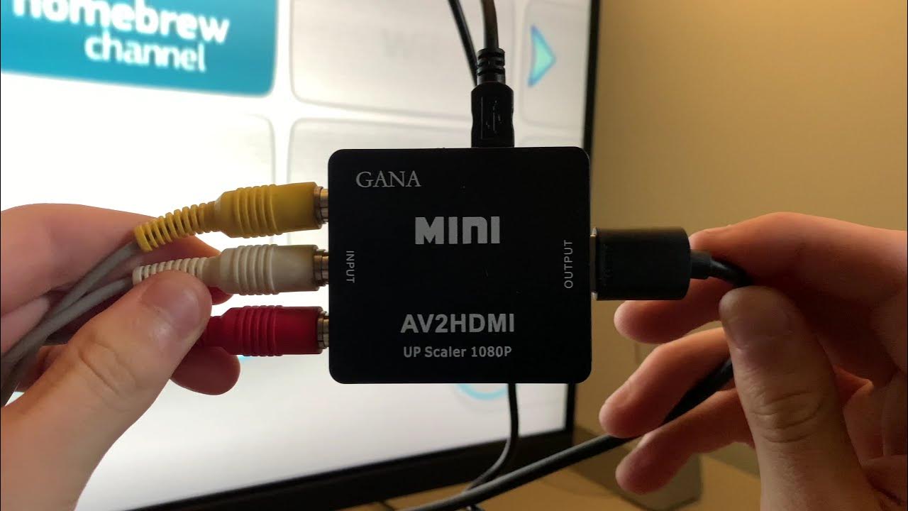 Onschuldig winnen Van toepassing How to Convert a Nintendo Wii to HDMI - YouTube