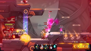 Awesomenauts Assemble PS4 - My Ted McPain Wipes a Whole Entire Team Out