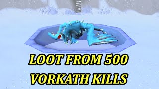 How Much Did 500 Vorkath Kills Really Make? (OSRS Grind)