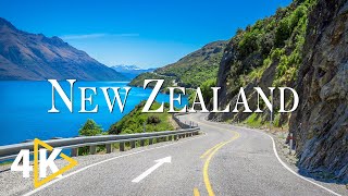 FLYING OVER NEW ZEALAND (4K UHD) - Calming Music With Beautiful Nature Video - 4K Video Ultra HD