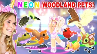 *NEW NEON* WOODLAND PETS In Adopt Me! (Roblox)