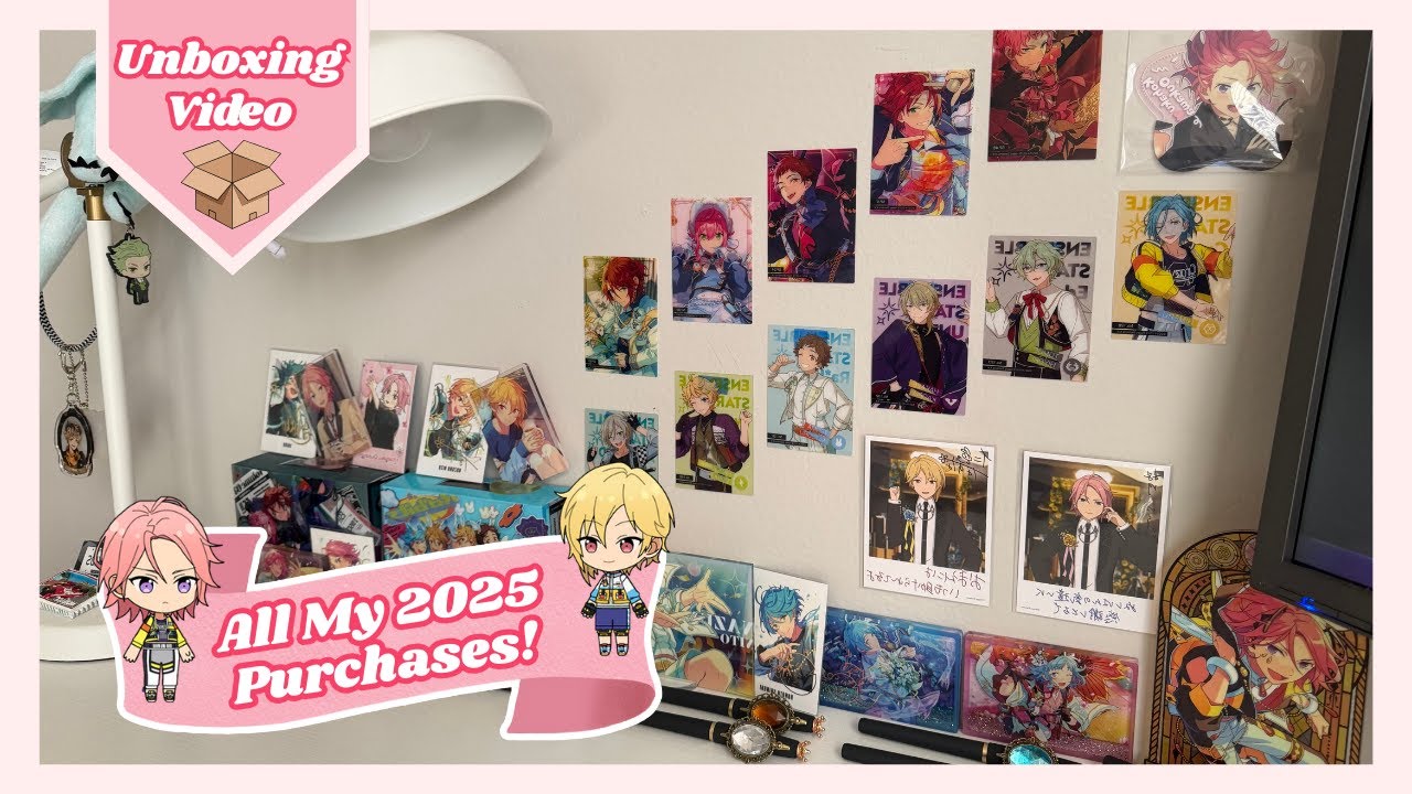 Все мои покупки мерча (и распаковки) в 2025 году | TWST и Enstars
