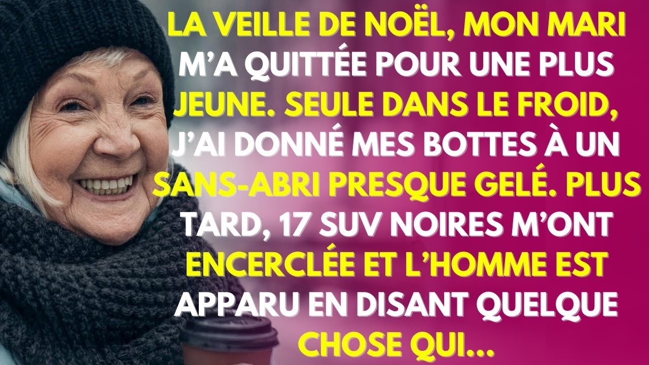 Dans la neige, elle a réchauffé les pieds d’un sans-abri, ignorante qu’il était immensément riche.