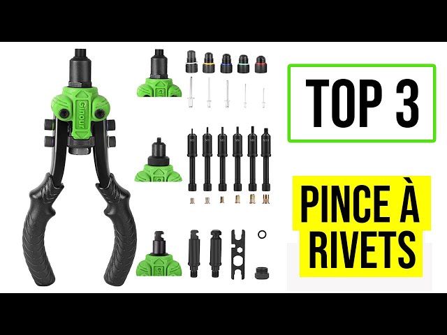 Pince professionnelle Rivets Pop Pince à Rivets avec jeu de 120 rivets  aveugles