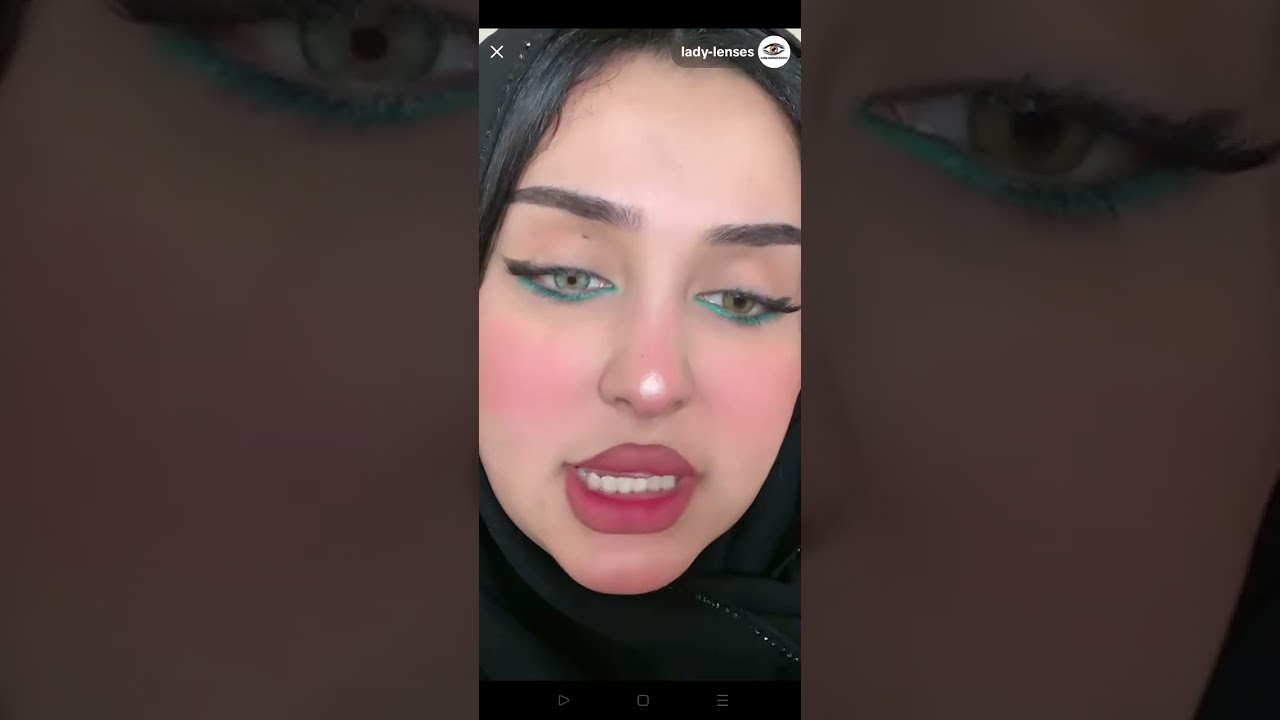 عدساتي اللاصقة الملونة مناسبة جدا للعيون 