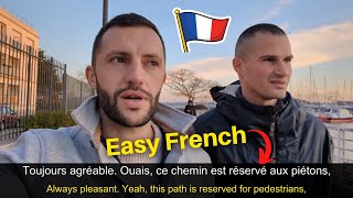 Real French Conversation (FR/EN Subs) for for beginners and intermediate