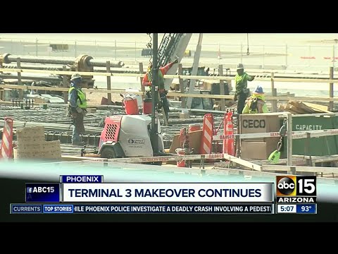 Terminal 3 makeover at Sky Harbor continues