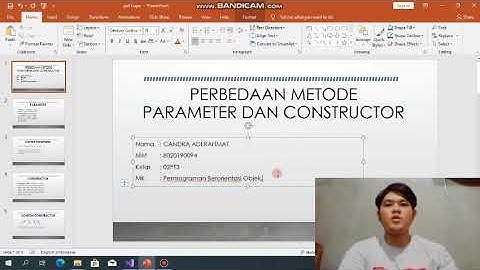 Tugas PBO (Perbedaan Metode Parameter dan Constructor pada bahasa pemrograman C#)