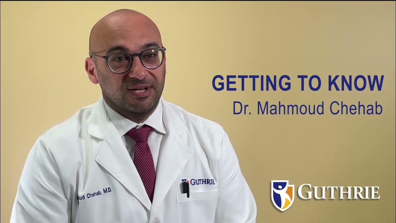 Get to Know Dr. Chehab from Guthrie Urology YouTube