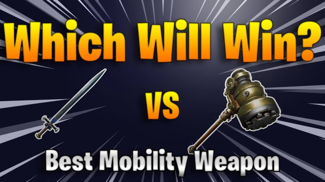 My Opinions On What is The Best Mobility Weapon In Fortnite Save The